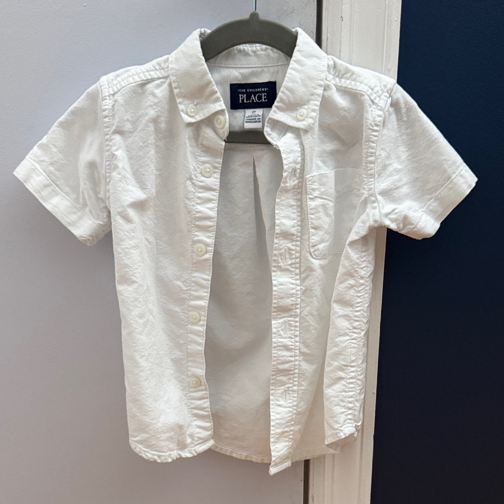 The Children's Place Crisp White Button Down Shirt